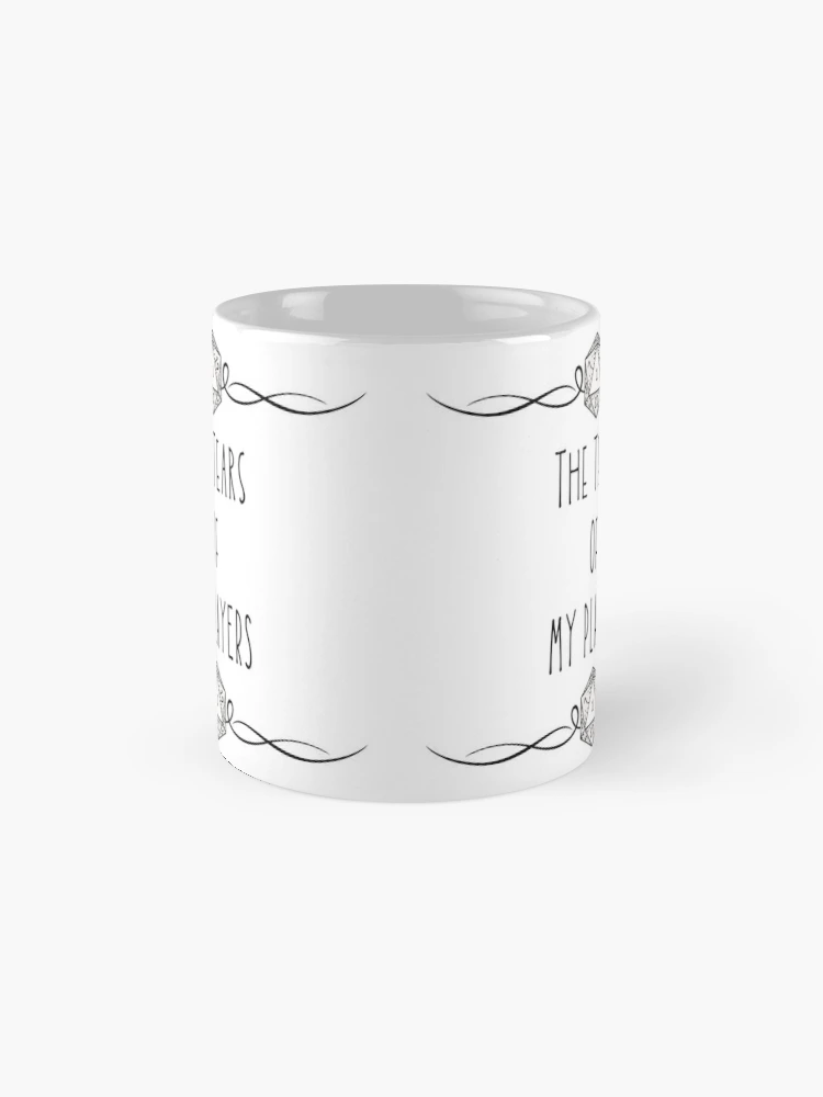 Show your Dungeon Master pride with the "The Tears Of My Players" Dungeon Master Coffee Cup! Perfect for tabletop RPG fans, this mug captures the chaotic fun of being a DM. - www.lacoo.eu