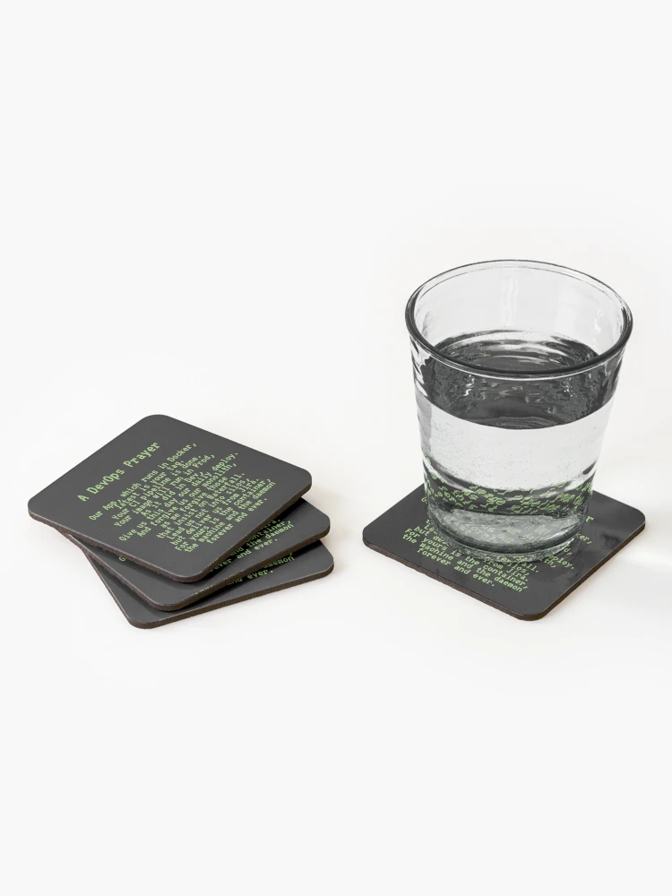 A DevOps Prayer Coasters (Set of 4) - www.lacoo.eu