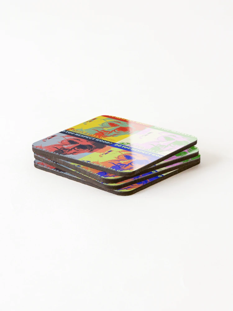 Respect All Wood Coasters (Set of 4) - www.lacoo.eu