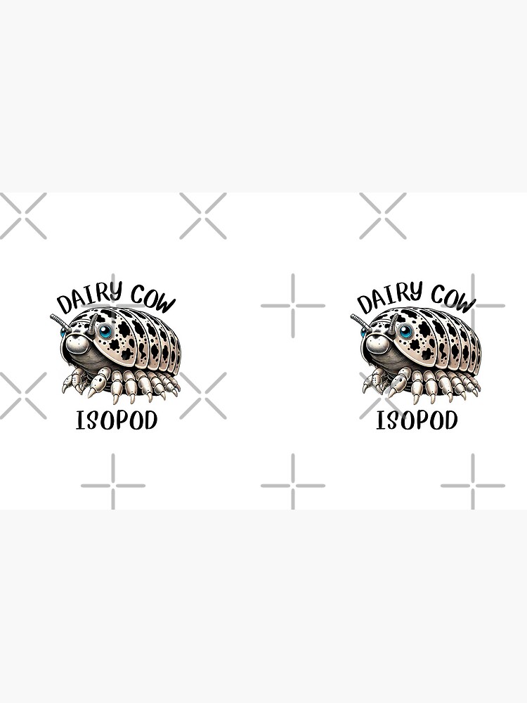 EchoMotif Dairy Cow Isopod: Cute and Quirky Comic Style Coffee Mug - www.lacoo.eu