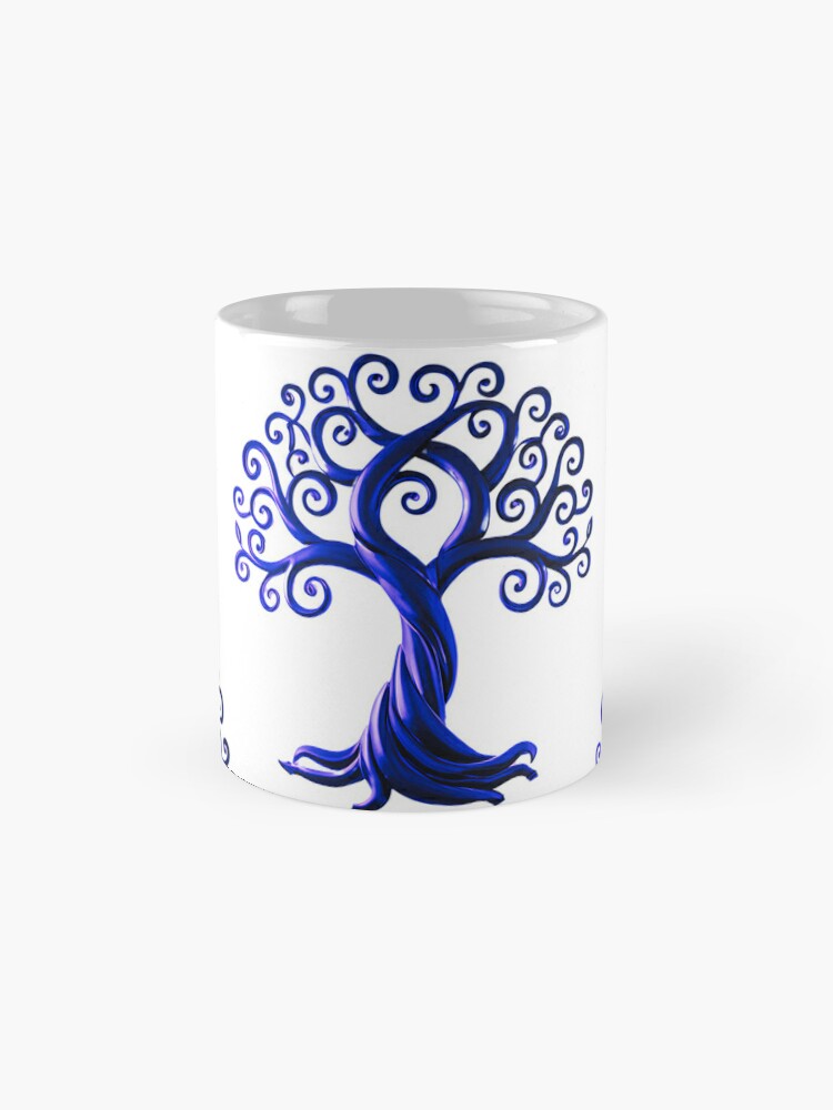 Mystic Blue Tree of Life Coffee Mug - www.lacoo.eu