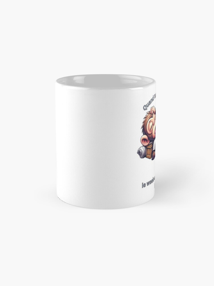 “The Exhausted Monkey” Coffee Mug - www.lacoo.eu