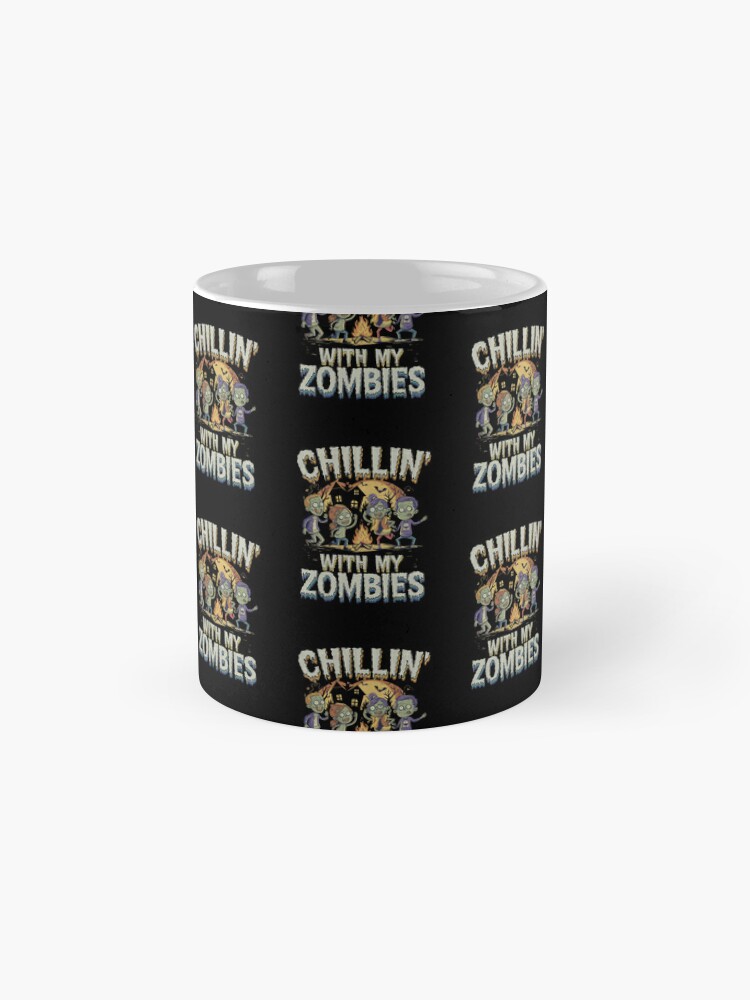 Get Spooky with 'Chillin' With My Zombies' Vintage Halloween Costume! Coffee Mug - www.lacoo.eu