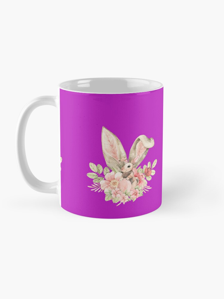 Flower Rabbit: Creative and Natural Awakening Coffee Mug - www.lacoo.eu