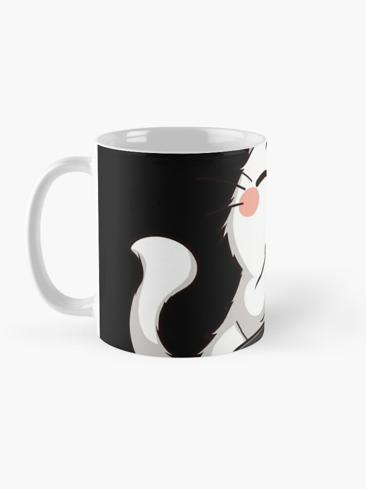 Whiskers & Noodles: Playful Cat's Ramen Feast Design Coffee Mug - www.lacoo.eu