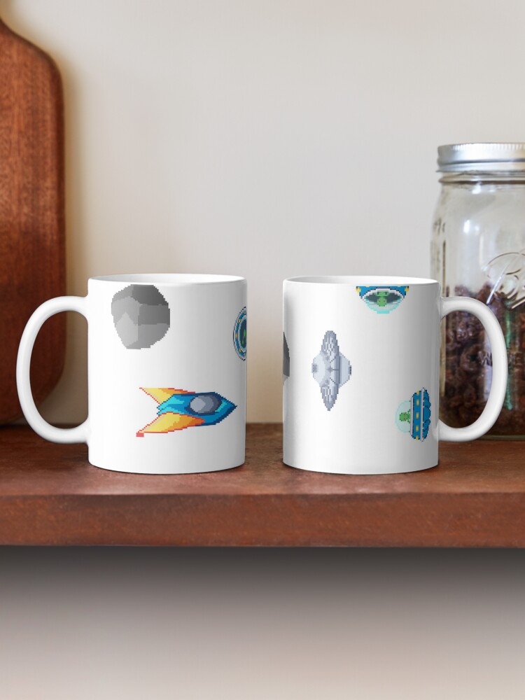 Pixel Outerspace Coffee Mug - www.lacoo.eu
