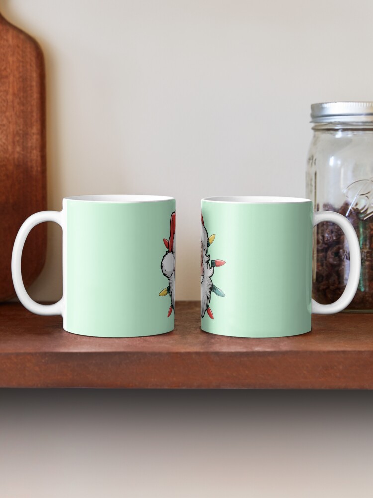 Jolly Happy Santa Vintage Holiday Vibes Coffee Mug - www.lacoo.eu