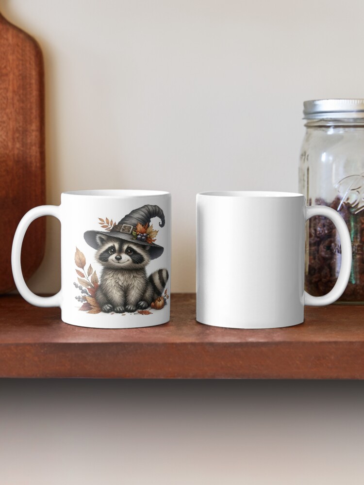 Fall Witch Raccoon Coffee Mug - www.lacoo.eu