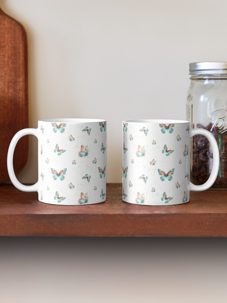Watercolor butterflies Coffee Mug - www.lacoo.eu
