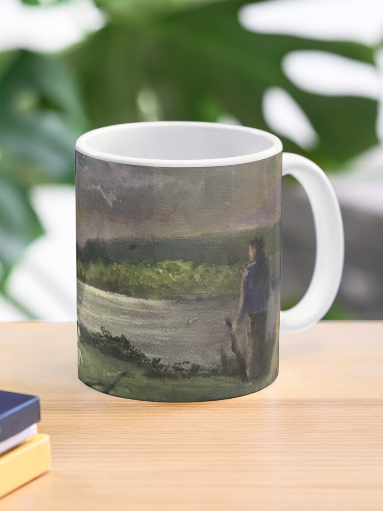 Man looking into garden light Coffee Mug - www.lacoo.eu