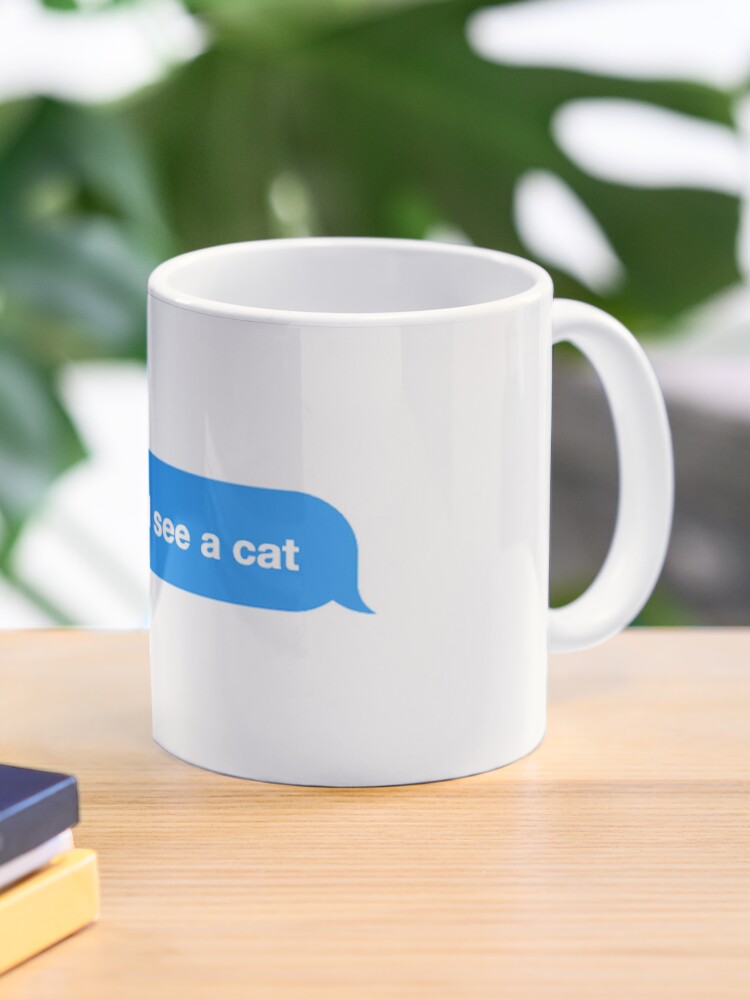 Cat Distraction sticker Coffee Mug - www.lacoo.eu
