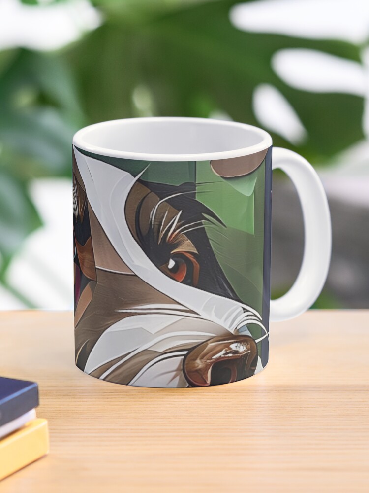 Abstract Bearded Collie Coffee Mug - www.lacoo.eu