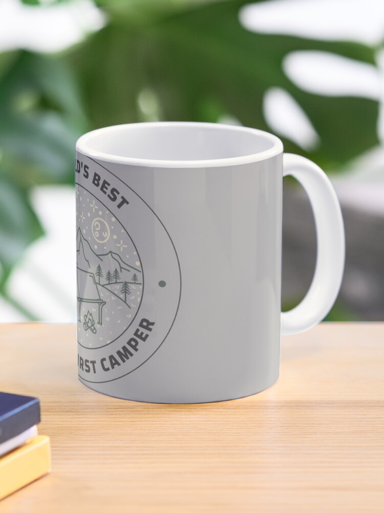 WORLD'S BEST CAMPING FIRST CAMPER Coffee Mug - www.lacoo.eu