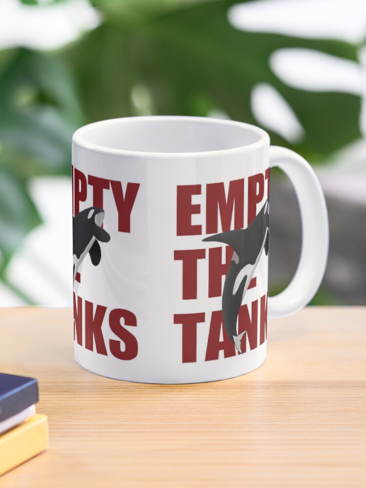 Empty the Tanks orca Dolphin Captivity Protest Coffee Mug - www.lacoo.eu