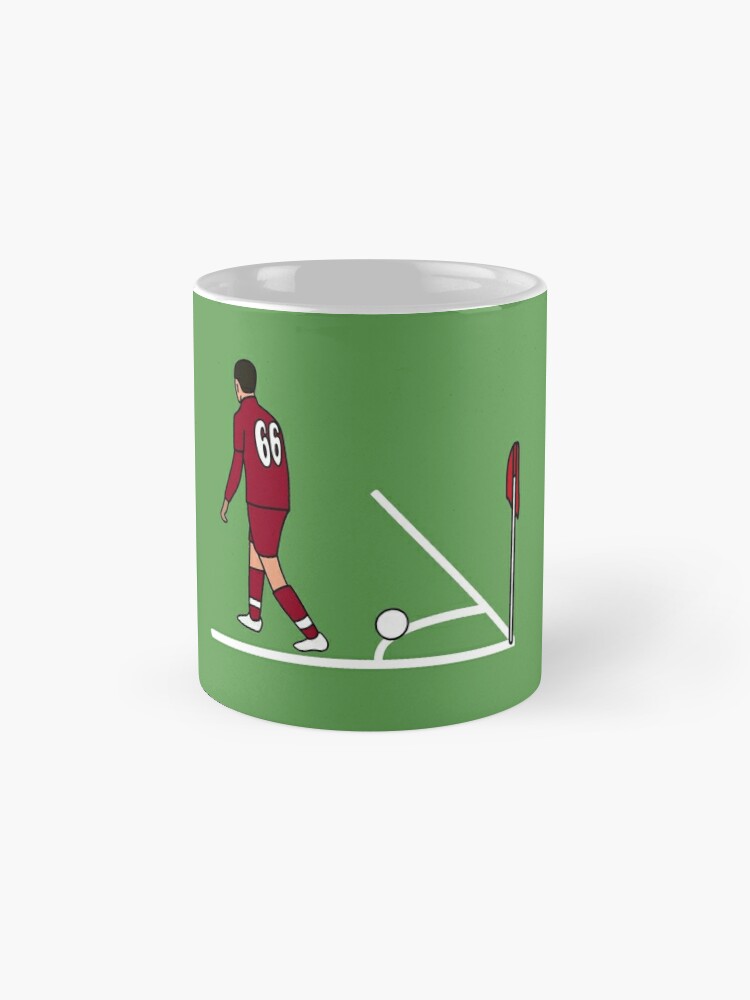 'Corner taken quickly' by Trent Alexander Arnold, Liverpool FC Coffee Mug - www.lacoo.eu