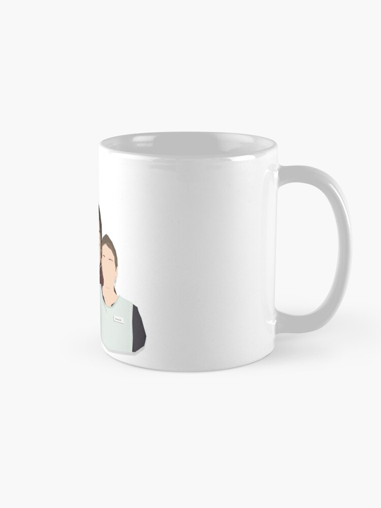 'Derek' / 'Ricky Gervais' / 'Karl Pilkington' Vector Artwork Coffee Mug - www.lacoo.eu