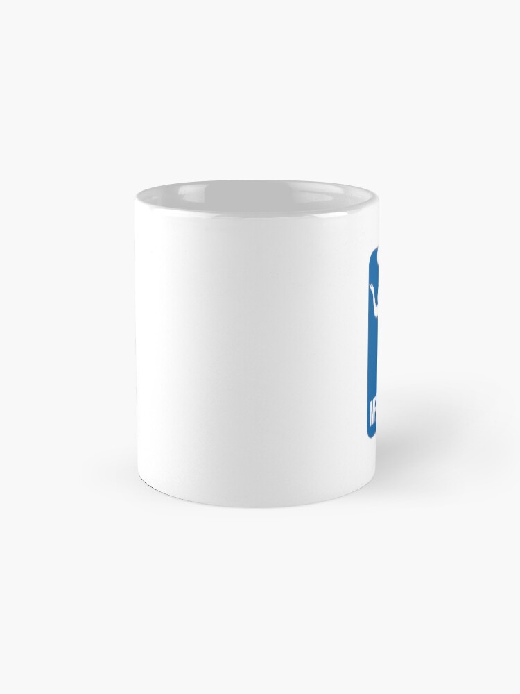 Leflop - Lebron James Flopping - NBA NFA Logo Parody V2 Coffee Mug