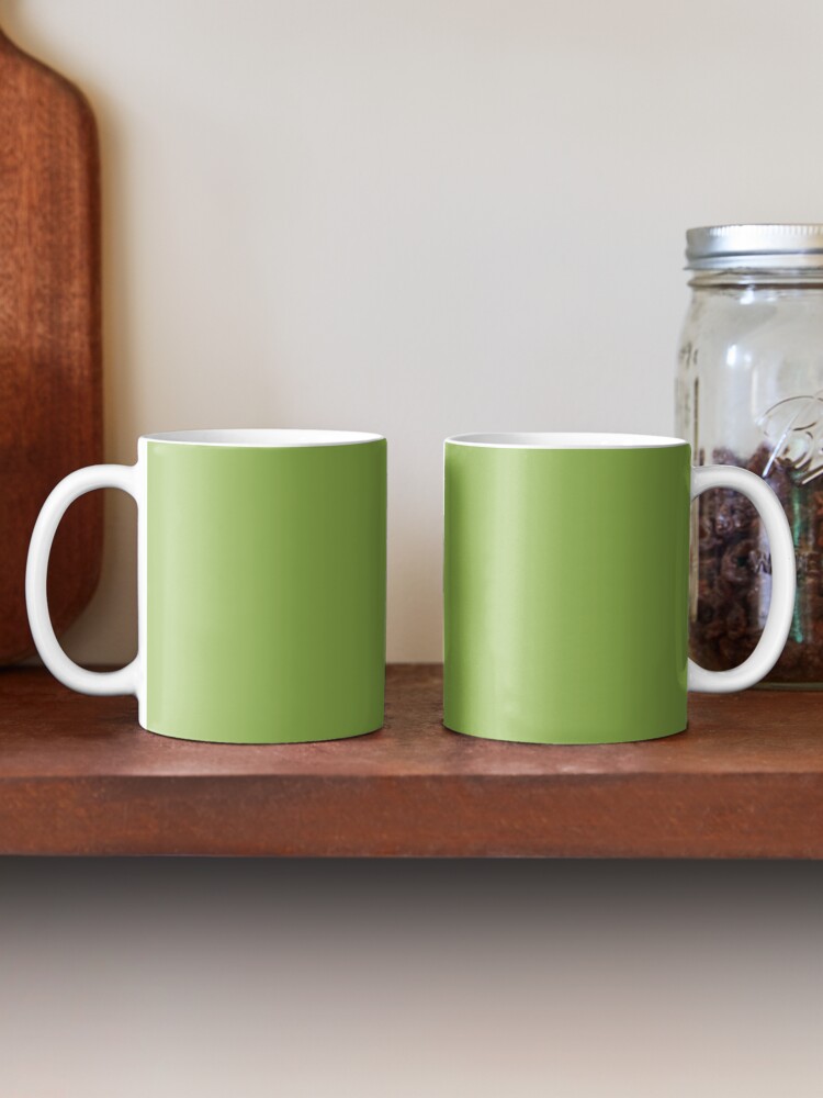Greenery | Color of the Year 2017 | Fashion Color Spring : Summer 2017 | Solid Color |  Coffee Mug - Image 2