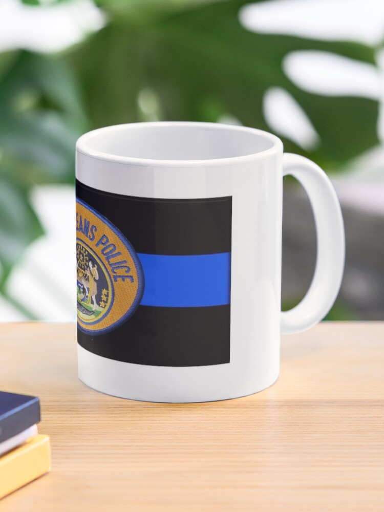 New Orleans Police Thin Blue Line Coffee Mug - Image 6