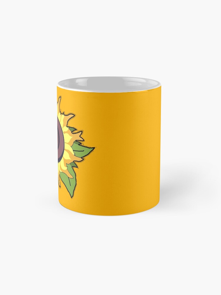 Fiery Sunflower Head Coffee Mug - Image 2