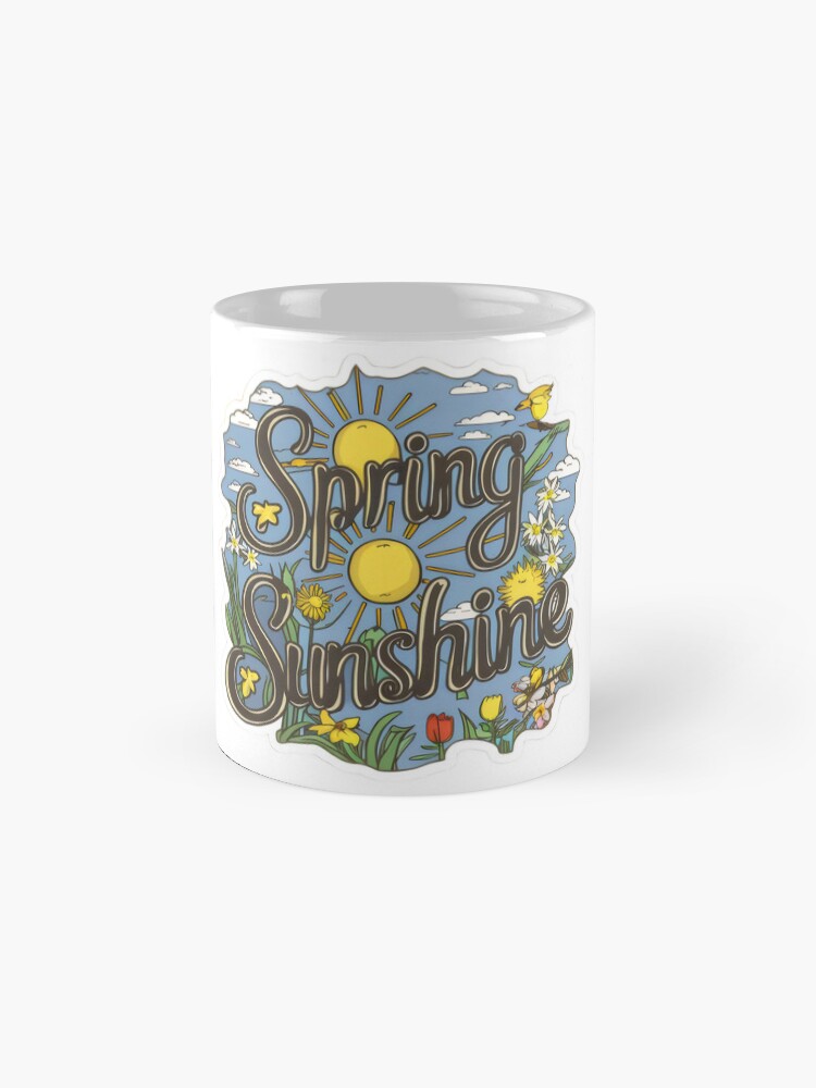 Spring Sunshine Cheerful Coffee Mug - Image 3